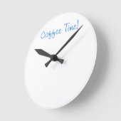 Horloge Ronde Coffee Time Clock (Angle)