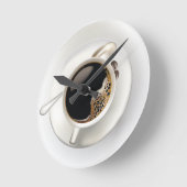 Horloge Ronde Coffee Time Wall Clock (Angle)