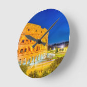 Horloge Ronde Colisée Rome Italie (Angle)