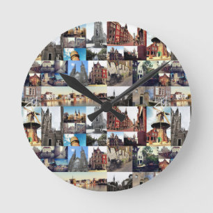 Horloge Ronde Collage Delft 6 de photo