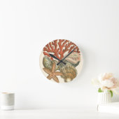 Horloge Ronde Collection de vies marines (Maison)