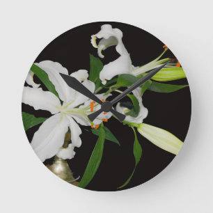 Horloge Ronde Collection Lily artistique-1