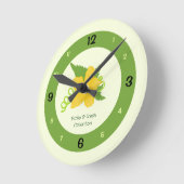 Horloge Ronde Collection Pickle & Fresh (Angle)