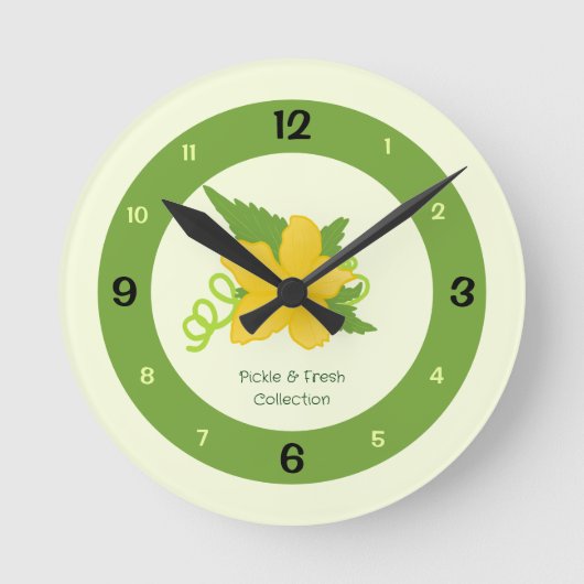 Horloge Ronde Collection Pickle & Fresh (Recto)