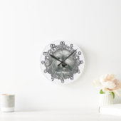 Horloge Ronde Colley barbu orné (Maison)