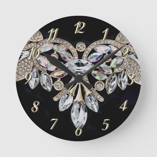 Horloge Ronde Collier de diamant (Recto)