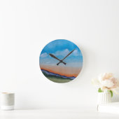 Horloge Ronde Collines du coucher du soleil (Maison)