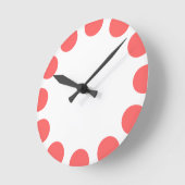 Horloge Ronde Color Crescent (Angle)