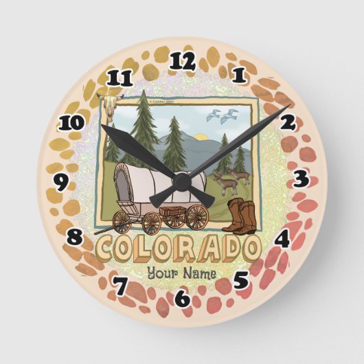 Horloge Ronde Colorado 24h/24 (Recto)