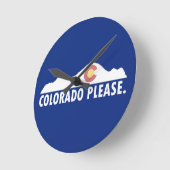 Horloge Ronde Colorado please (Angle)
