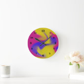 Horloge Ronde Coloré (Maison)