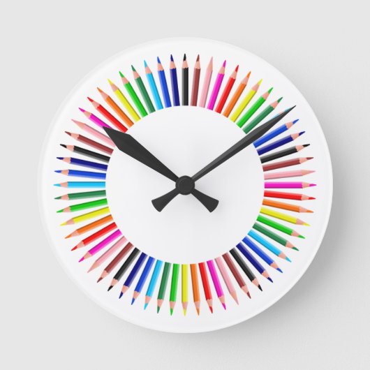 Horloge Ronde Colored Pencil (Recto)
