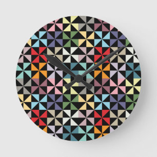 Horloge Ronde Colorful