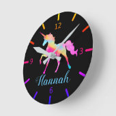 Horloge Ronde Colorful (Angle)