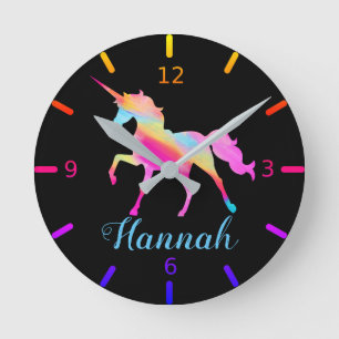 Horloge Ronde Colorful