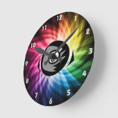 Horloge Ronde Colorful 8 (Angle)