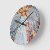 Horloge Ronde Colorful Angel (Angle)