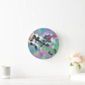 Horloge Ronde Colorful Confeti (Maison)