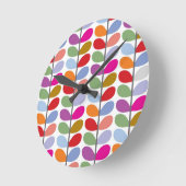 Horloge Ronde Colourful (Angle)