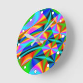 Horloge Ronde Colourful Rainbow (Angle)