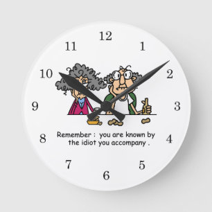 Horloge Ronde Compagnie Idiot