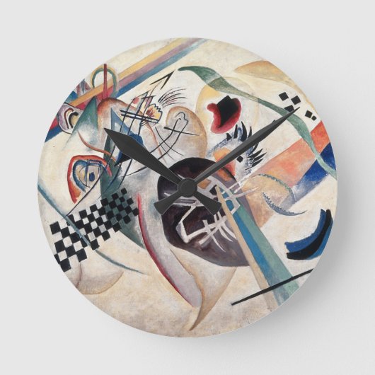 Horloge Ronde Composition de Kandinsky (Recto)