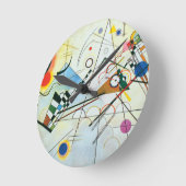 Horloge Ronde Composition VIII par Wassily Kandinsky (Angle)