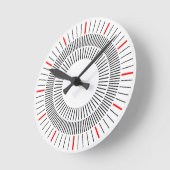 Horloge Ronde Concentric Rays 02 (Angle)