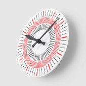Horloge Ronde Concentric Rays 03 (Angle)
