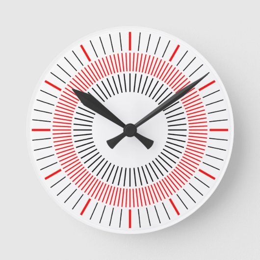 Horloge Ronde Concentric Rays 03 (Recto)