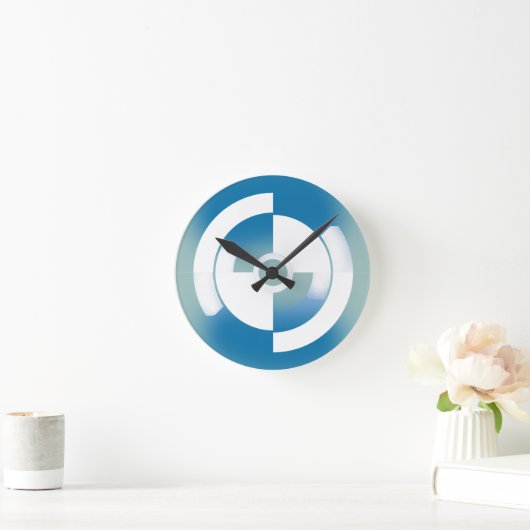 Horloge Ronde Conception abstraite (Maison)