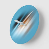 Horloge Ronde Conception abstraite moderne (Angle)