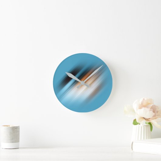 Horloge Ronde Conception abstraite moderne (Maison)