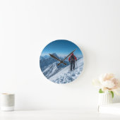 Horloge Ronde Conception d'aventure dans la nature (Maison)