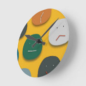 Horloge Ronde Conception de cadran mural (Angle)