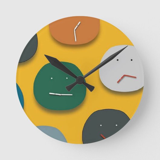 Horloge Ronde Conception de cadran mural (Recto)