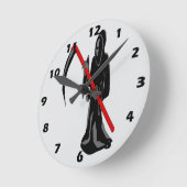 Horloge Ronde Conception de Faucheur (Angle)