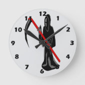 Horloge Ronde Conception de Faucheur (Recto)