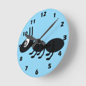 Horloge Ronde Conception de fourmi (Angle)