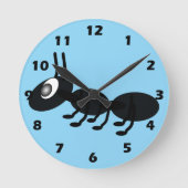 Horloge Ronde Conception de fourmi (Recto)