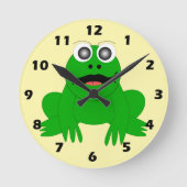 Horloge Ronde Conception de grenouille (Recto)