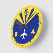 Horloge Ronde Conception de l'avion (Angle)