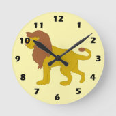 Horloge Ronde Conception de lion (Recto)