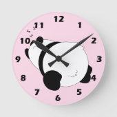Horloge Ronde Conception de panda (Recto)