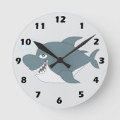 Horloge Ronde Conception de requin (Recto)