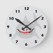 Horloge Ronde Conception de requin (Recto)