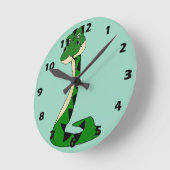 Horloge Ronde Conception de serpent (Angle)