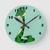 Horloge Ronde Conception de serpent (Recto)