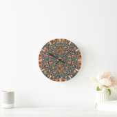 Horloge Ronde Conception de tapis persan (Maison)