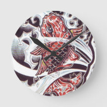 Conception de tatouage Koi Rouge